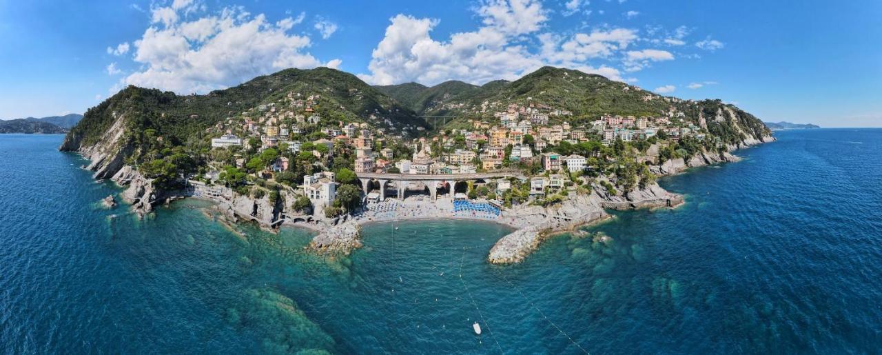 Apartament Una Conchiglia Sul Mare Attico Vista Portofino Zoagli Zewnętrze zdjęcie